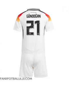 Germania Ilkay Gundogan #21 Echipament de Fotbal Replică European 2024 Copii Acasa (+ Șorturi)